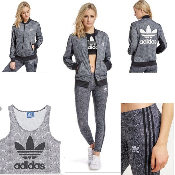 Adidas Originals Shelltoe Print Leggings - Picture 4 of 5